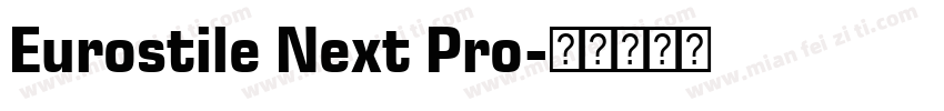 Eurostile Next Pro字体转换
